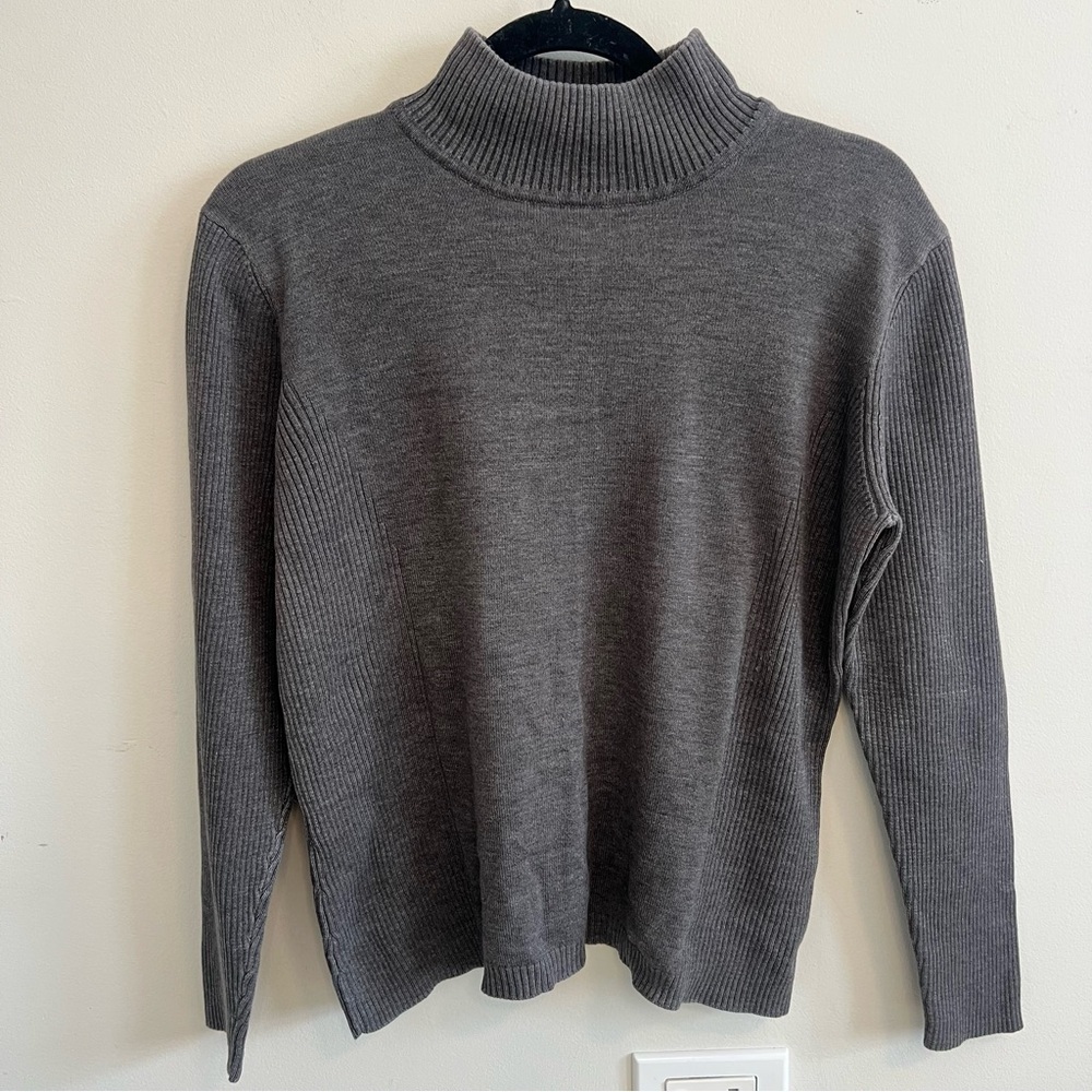 Vintage Worthington Turtle Neck Sweater Classic Cotton Casual Old Money Preppy